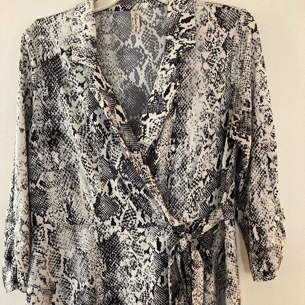 Perseption Concept Surplus Python Print Top